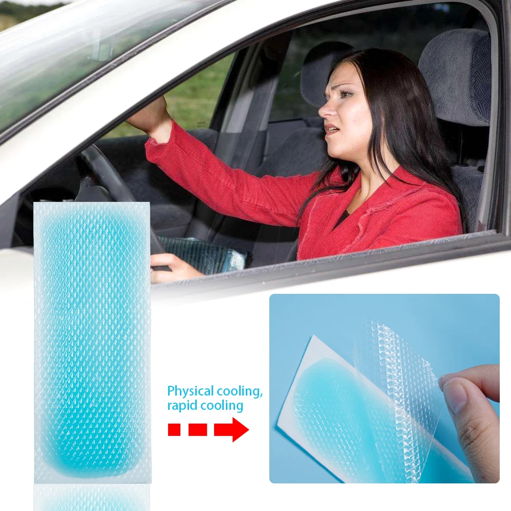 10bags Cooling Patches Baby Fever Down Medical Plaster Migraine Headache Pad Lower Temperature Ice Gel Polymer 5