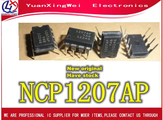 Бесплатная Доставка 10 шт. NCP1207APG NCP1207AP 1207AP NCP1207 DIP-8 новые оригинальные