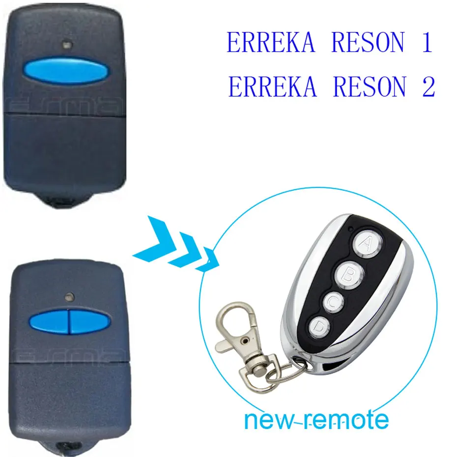 

ERREKA RESON 1 2 remote control 433.92mhz Replacement Duplicator ERREKA RESON 1 2 433mhz Garage Door Gate Remote Control