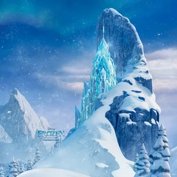 

HUAYI Art fabric Beautiful Iceberg Backdrop Photography Portrait Photo Newborns Background D-8307
