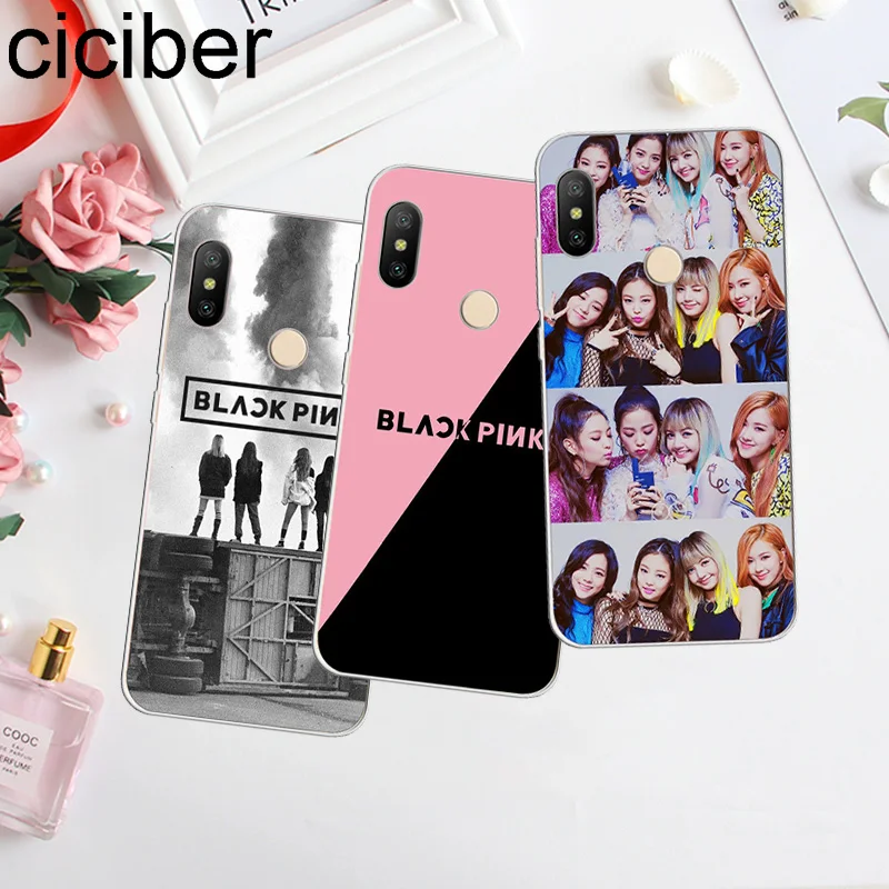 

ciciber For Xiaomi Red 6 5 4 3 A X S Plus Pro S2 Cover Soft TPU Phone Case For Redmi Note 6 5 4 3 X Blackpink Coque Fundas Capa