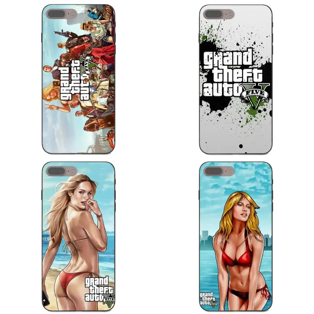 Grand Theft Auto Gta V Мягкий ТПУ новый стиль для Xiaomi Mi Mix Max Note 2 2S 3 5X 6 6X 8 9 SE A1 A2 Lite Play Pro