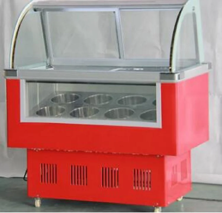 KN-ZSG01 горячая Распродажа дешевая Автоматическая витрина с морозильной камерой для разморозки, витрина для холодильника для мороженого