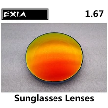 Sunglasses Lenses Custom Optical Prescription Power Myopia Glasses Lenses UV400 EXIA OPTICAL KD-98 Series