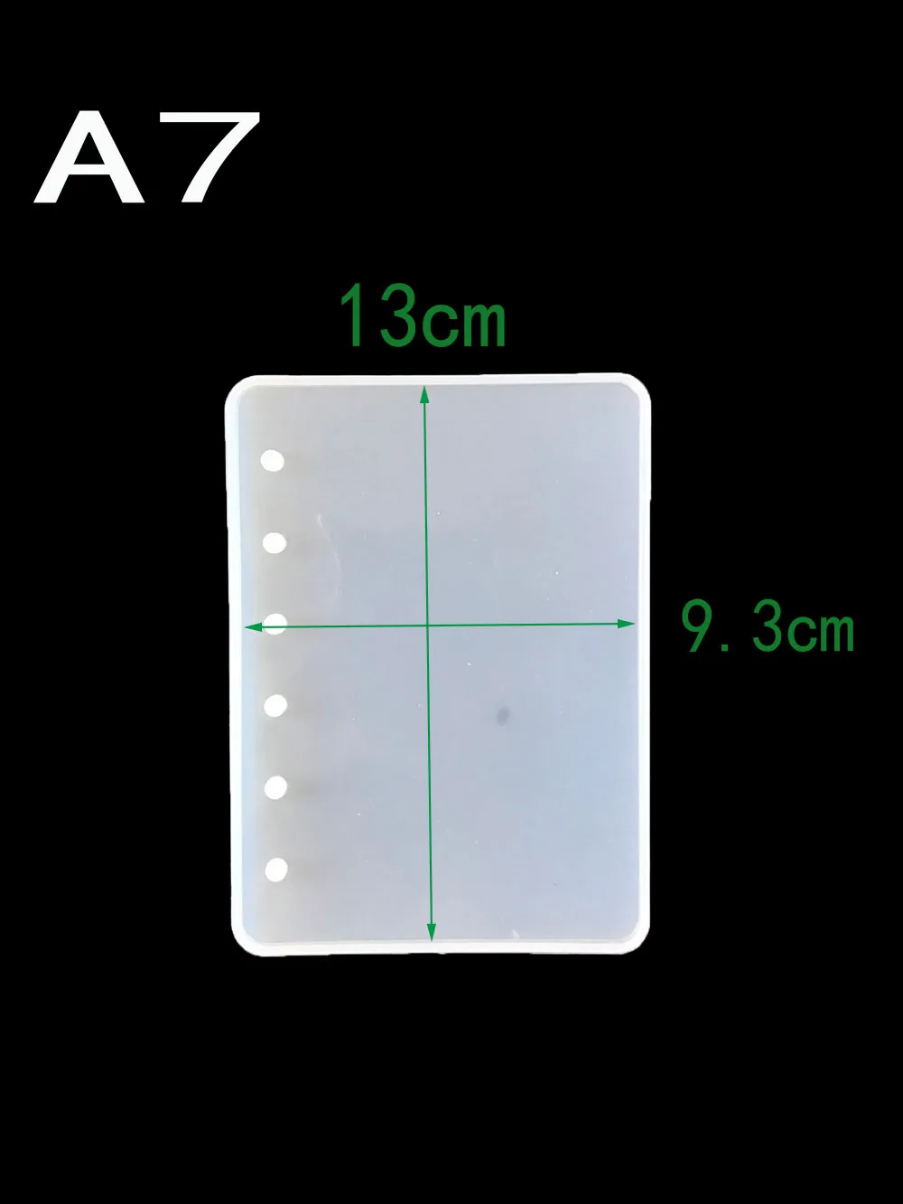 A5 A6 A7 косметическое зеркало в форме ноутбука силиконовая форма DIY полимерная книга пресс-форм с украшением в виде кристаллов Форма из эпоксидной смолы прозрачный книга пресс-форм