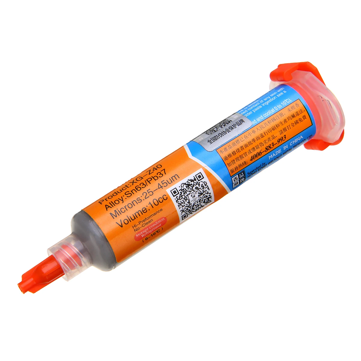 1pc XG-Z40 10CC Syringe Solder Paste Flux Sn63/Pb37 25-45um Soldering Paste For Mobile Phone Repair Computer Services Industry