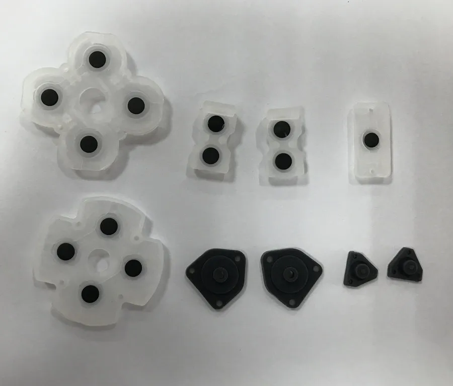 

100sets made in china for ps4 1.0 old model game pad controller button conductive rubber set jdm 010 011