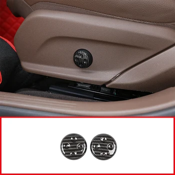 

For Mercedes Benz GLC/CLS/E/C Class W205 W212 W213 Car Accessories 2 Pcs ABS Chrome Seat Adjust Switch Button Cover Panel Trim