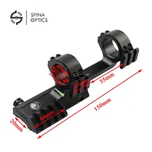Оптика SPINA тактический прицел крепление 1 дюймов 30 мм Расширение двойной Dubble рельс кольца для винтовки оптический прицел