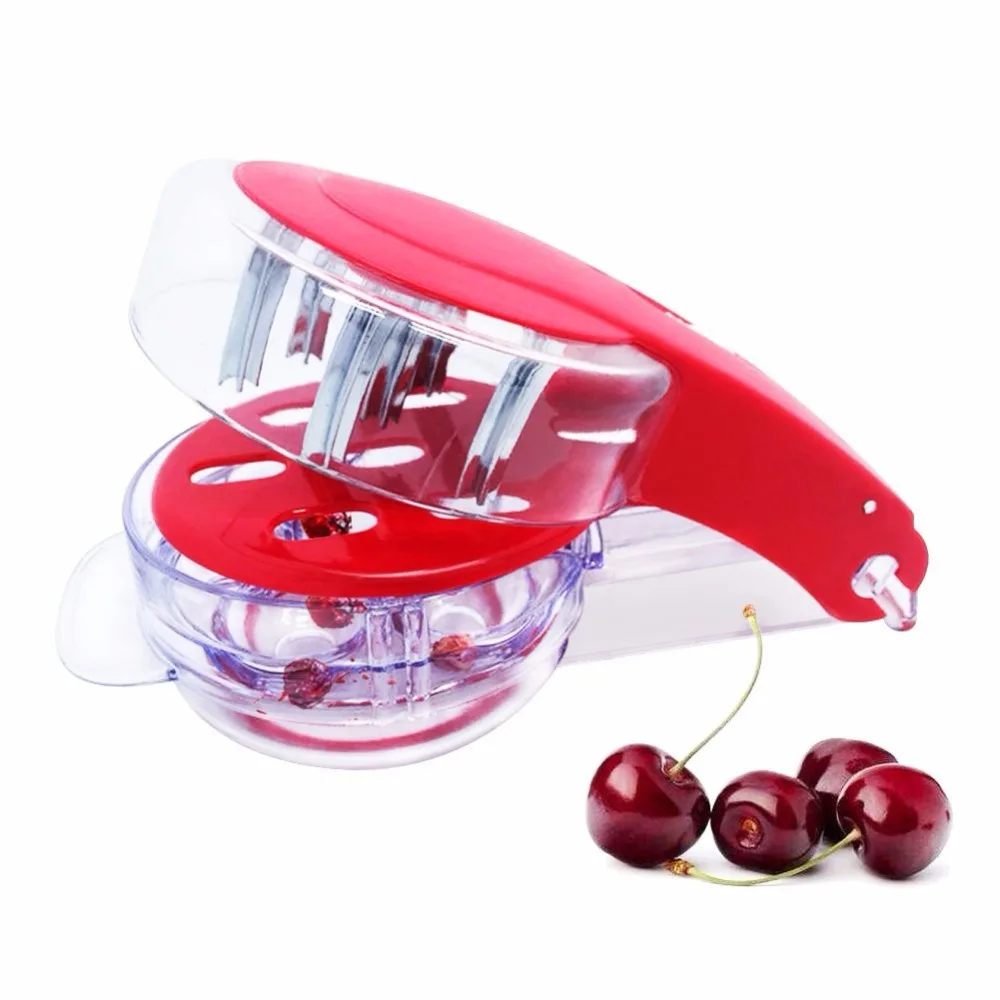 Olive & Cherry Pitter Multiple Fruit Remover Tool Pit and Juice