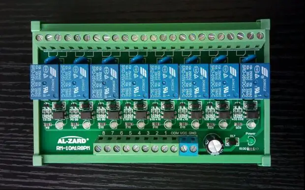 FREE SHIPPING 8-channel opto-isolated relay module control board driver microcontroller 5V 12V 24V sensor | Автомобили и