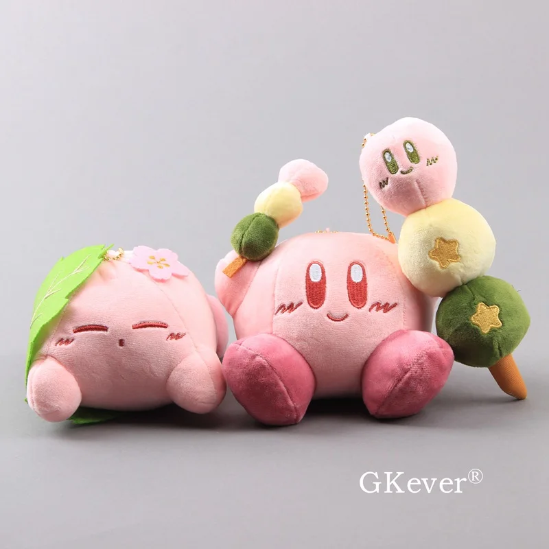 Супер кавайная плюшевая подвеска Kirby с брелоком мини мягкие куклы 3 шт./лот