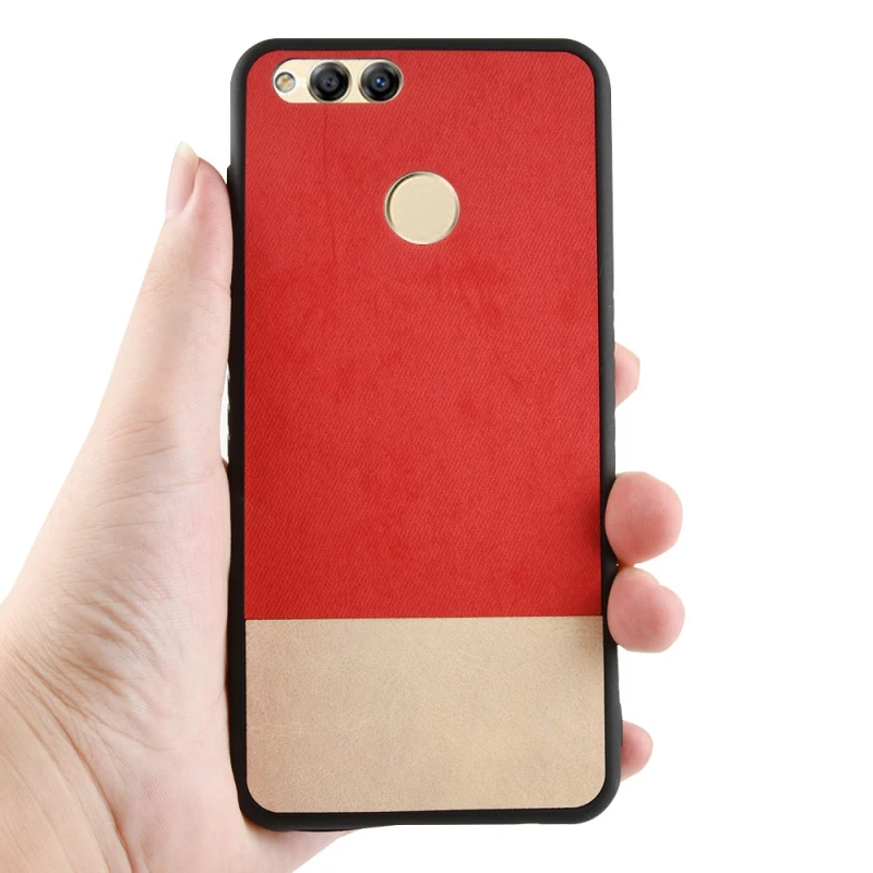 Huawei Honor 7X (Mate SE) PU Leather +PC+TPU Stitching_6