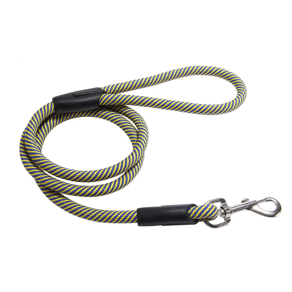 

High Quality Soft Padded Mesh Foam Handle Nylon Walking Training Dog Leash For Medium Large Dogs 120cm Long