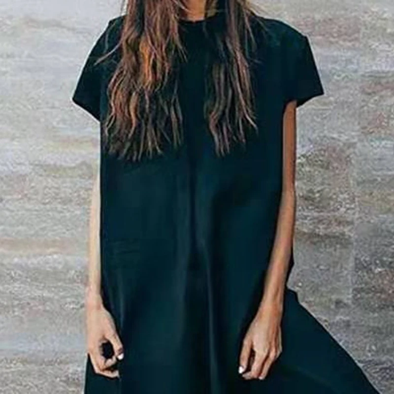 

Crew Neck Rompers Summer Jumpsuit Party Womens Plus Size Casual Baggy Lantern Pants Trouser Wide Legs Overalls