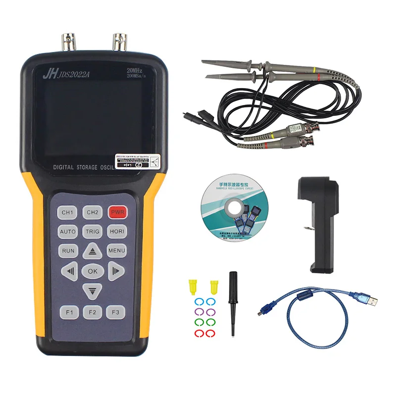 

Jinhan JDS2022A Oscilloscope Appliances 200M 20MHz Bandwidth 2 Channel Handheld Multimeter JDS2012A Digital Storage Oscilloscope