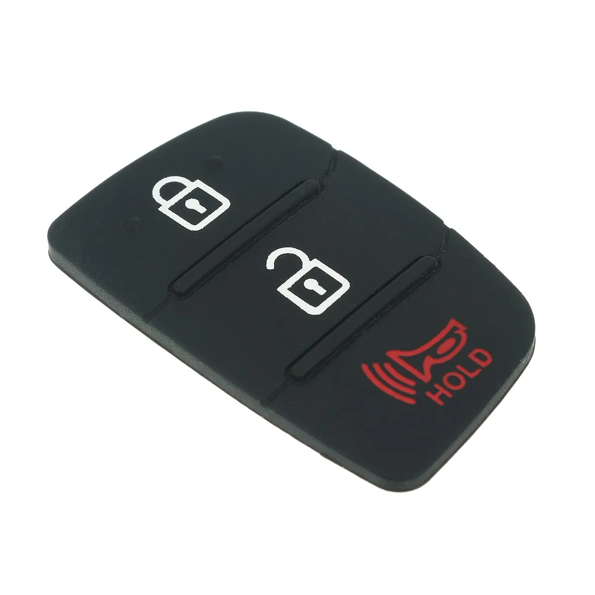 

3 Buttons Car Remote Control Key Cover Shell Rubber Key Pad for Hyundai HB20