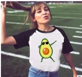 

Cool avocado vegetarianism Women's T-shirt short-sleeved T-shirt round collar and short sleeve summer Fashion Sexy design