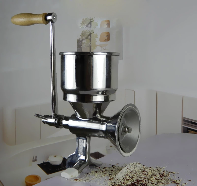 

Full stainless steel Hand Operated Manual Corn Grain Mill Nut Grinder and Spice Grinder