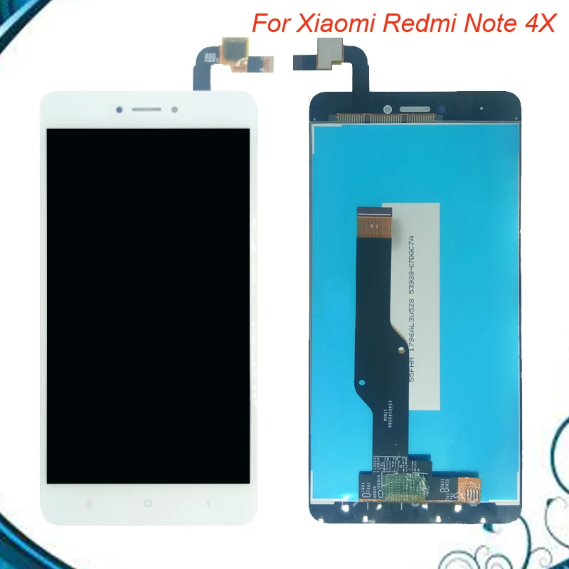 Pаспродажа Для 5,5 Xiaomi Redmi Note 4X ЖК дисплей + сенсорный экран 100% протестированный OK дигитайзер стеклянная панель Замена для Redmi Note 4X