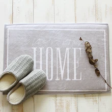 40x60 см светло-темно-серый простой домашний ковер в скандинавском стиле, коврик для ванной, противоскользящий плюшевый коврик для туалета, коврик в гостиную