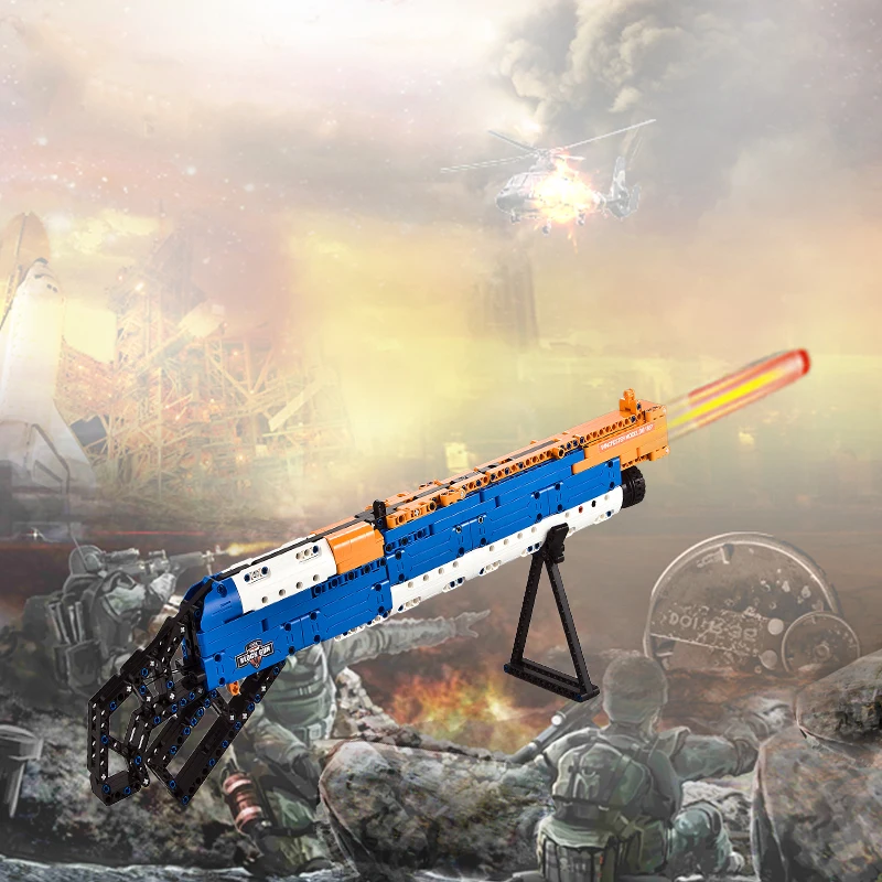 Can Shooting GUN Revolver Pistol Technic Call Military Duty Building Blocks Brick Weapon SWAT pubg ww2 Toys For Boys