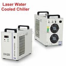 1 шт. лазерный охладитель с водяным охлаждением CW5200 110 V/220 V 60HZ CW5200DG