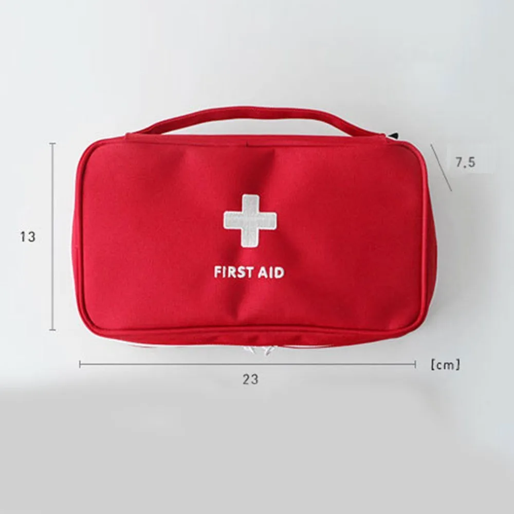 Kit de primeros auxilios portátil para campamento bolsa médica de emergencia kit de coche impermeable bolsa de supervivencia de viaje al aire libre bolsa vacía houshld