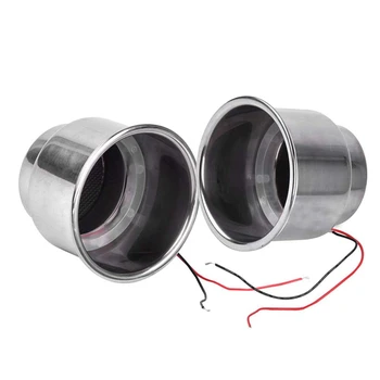 

2 Pcs Led Light Drink Holder 14 Led Recessed Stainless Steel Cup Drink Holder Cup Shape for Car Marine Boat