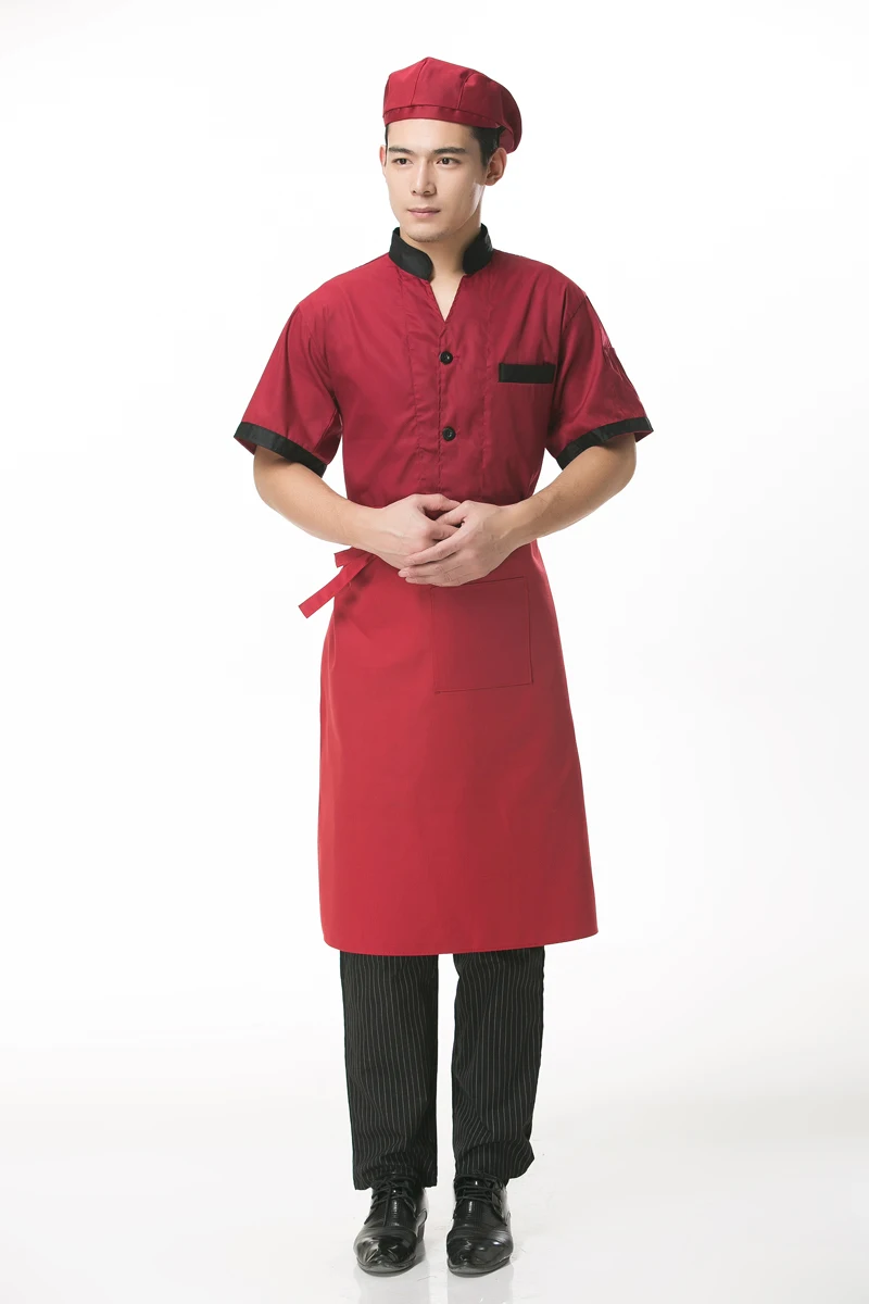 New Classic Cook suit short sleeve chef jacket cheap chef uniform