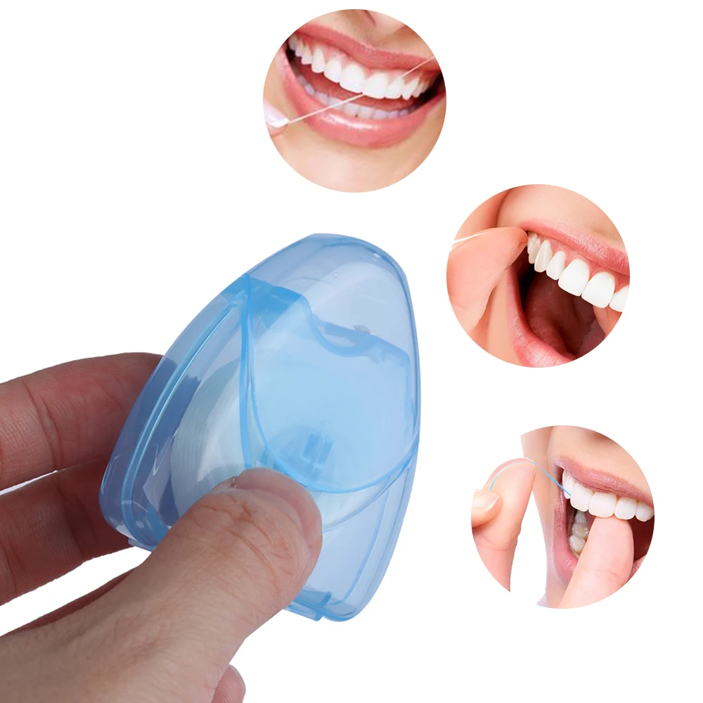 

1PC 50m Micro Wax Peppermint Flavor Dental Interdental Brush Teeth Clean Wire Toothpicks Floss Pick Oral Hygiene Clean Tool