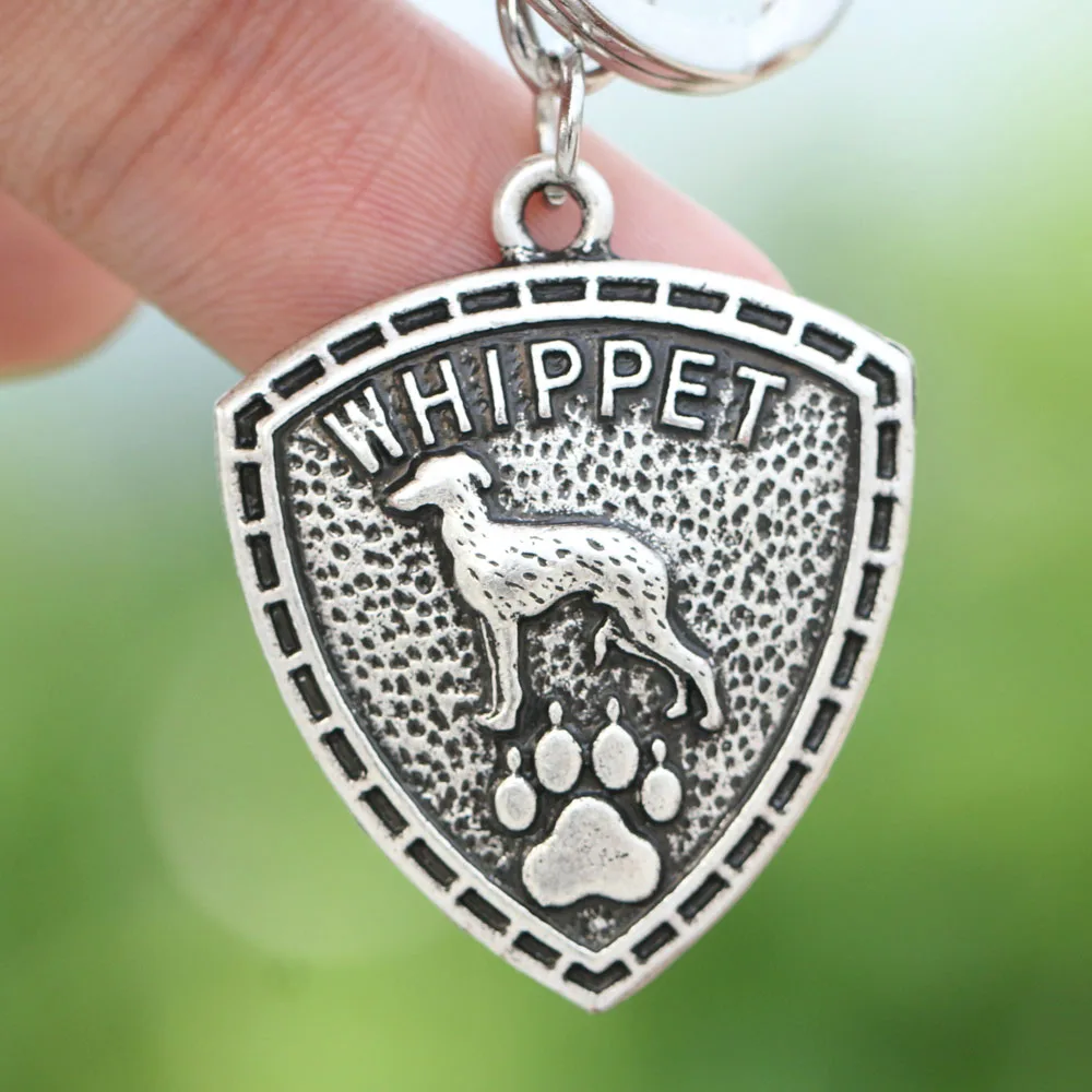 

Tkuamigo Greyhound Keychain Hound Jewelry Whippet Lover Doggy Galgo Dog Key Ring