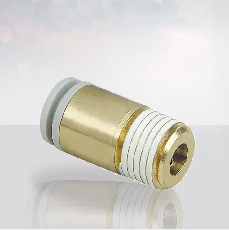

Tube size 6mm-1/8 PT thread One-touch fitting KQ2S Series sockt head male pneumatic connector for air cylinder