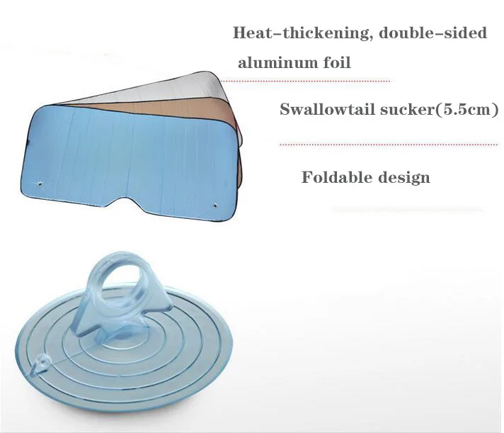 Пятислойный Теплоизоляционный козырек складной козырек для лобового стекла автомобиля солнцезащитный козырек авто задний солнцезащитный козырек аксессуары для интерьера