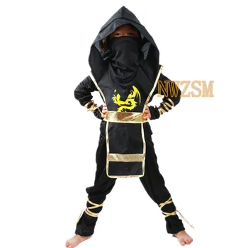 

Unisex Kids Naruto Cosplay Costume For Boy Camouflage Ninja Dressed Halloween Anime Costume for Kids Carnaval Costume