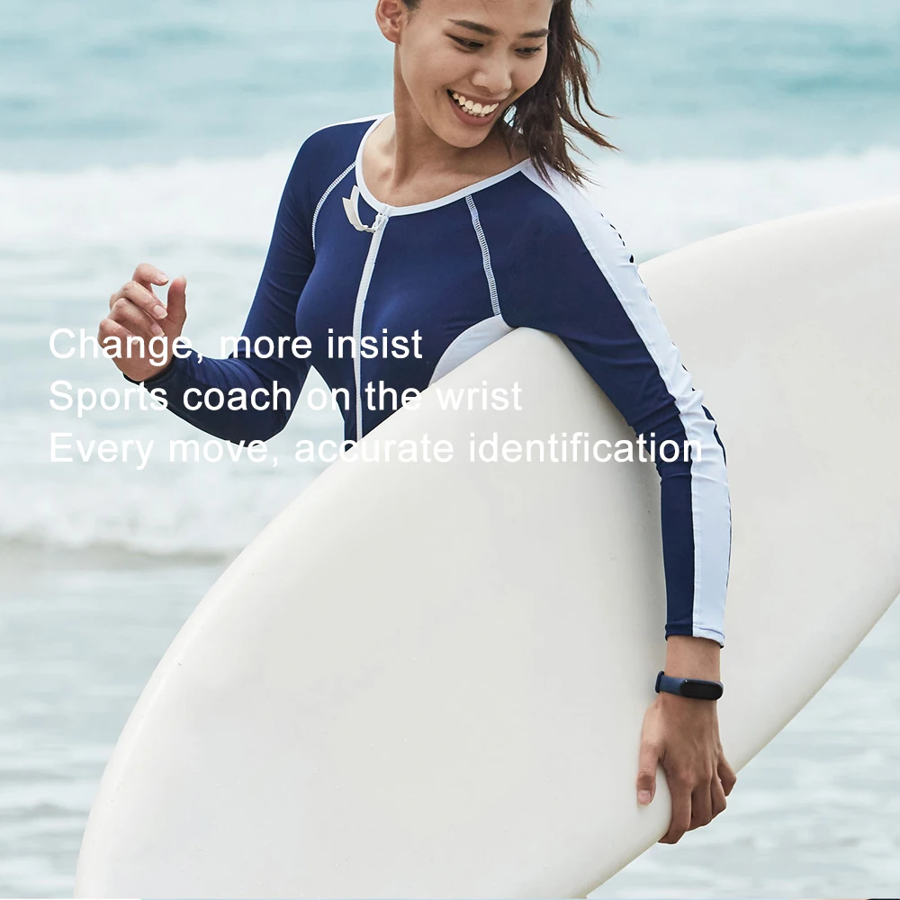 Xiaomi Mi-браслет 4 смарт-браслет 4 фитнес-браслет оранжевый синий браслет Bluetooth 5,0 AMOLED цветной сенсорный экран