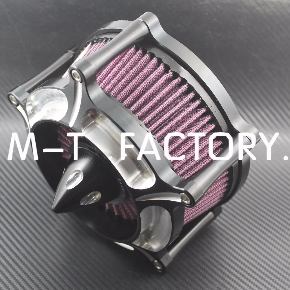 Filtro de Limpeza de ar da Turbina da Motocicleta para Harley Sportster Xl883 Xl1200 1991-2020 4 Filtro de limpeza de ar da turbina