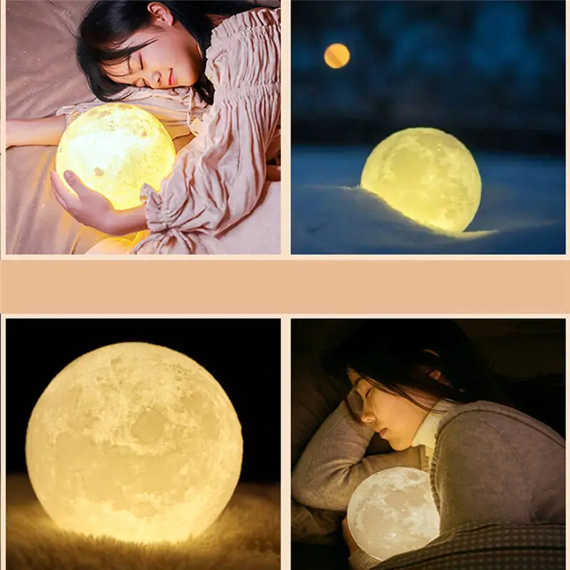 

Unique Design 3D USB Hand Shot Lights Moon Light Moonlight Table Desk Moon Lamp Gift Home Garden Decor Light Drop Shipping