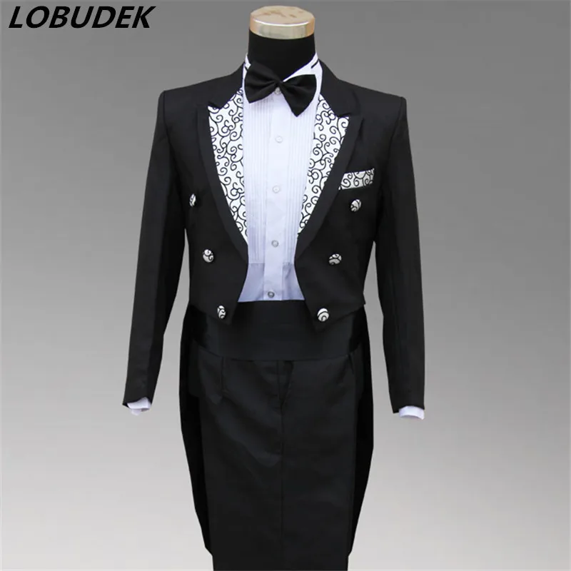 Buy man wedding dress groom white black