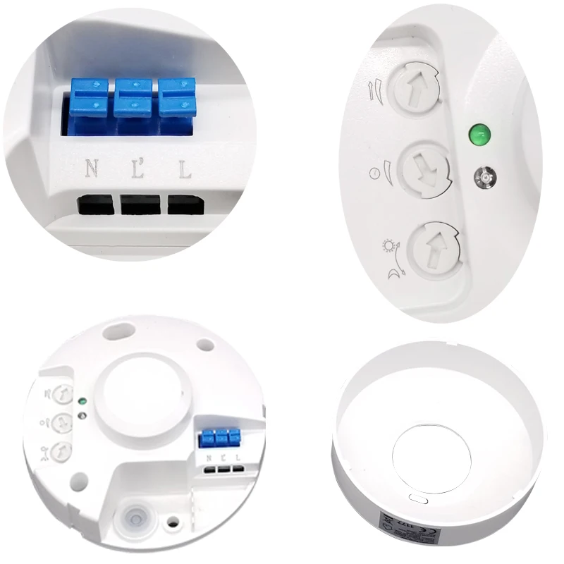 

Free 110V-240V 5.8GHz HF System LED Microwave 360 Degree Radar motion Sensor Light Switch Ceiling light Body Motion Detector