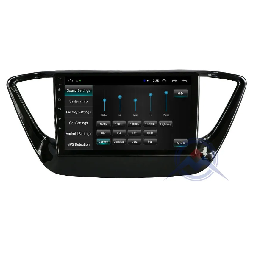 Sale ZOHANAVI 2.5D IPS Android Car DVD Multimedia Player GPS For Hyundai Verna Solaris 2017 2018 audio radio stereo navigation 3