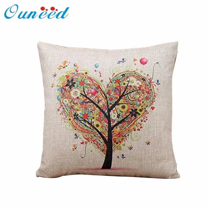 

Hot sales thin simple Linen Square Throw Flax Pillow Case Decorative Cushion Pillow Cover for home decoration/coffee shop