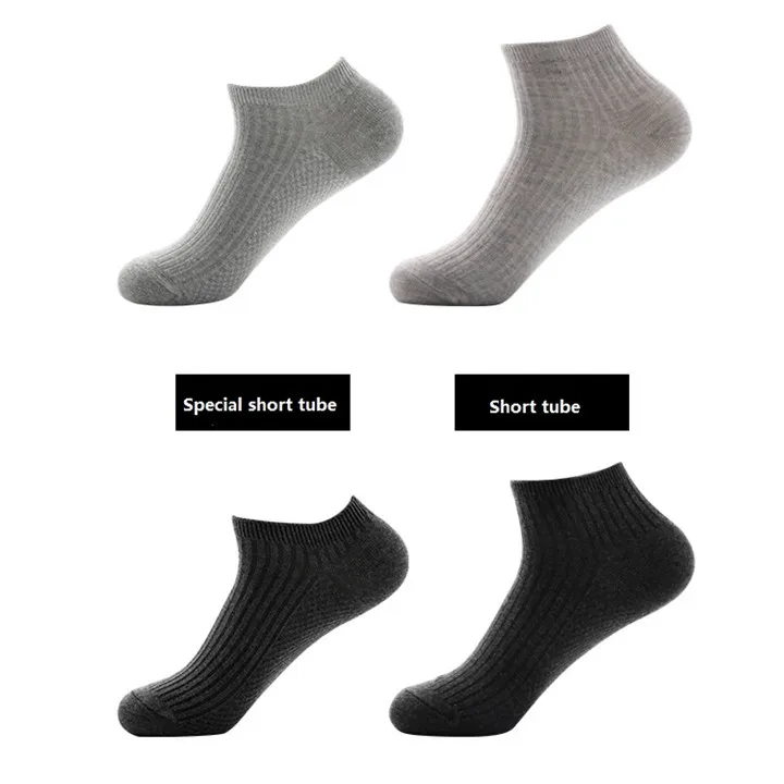 7 Multi Styles Stripe Breathable Men Socks Seasons Cotton Women Socks Middle Tube Weat-Absorbing Sports Short Men's Stock
