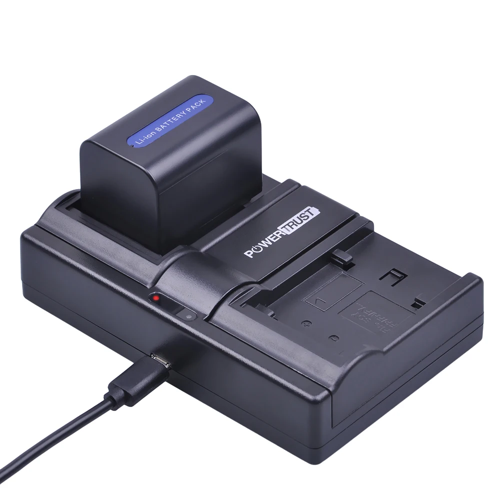 PowerTrust 1Pcs NP FH70 NP FH70 FH70 Battery Dual USB Charger For PowerTrust 1Pcs NP FH70 NP FH70 FH70 Battery Dual USB Charger For