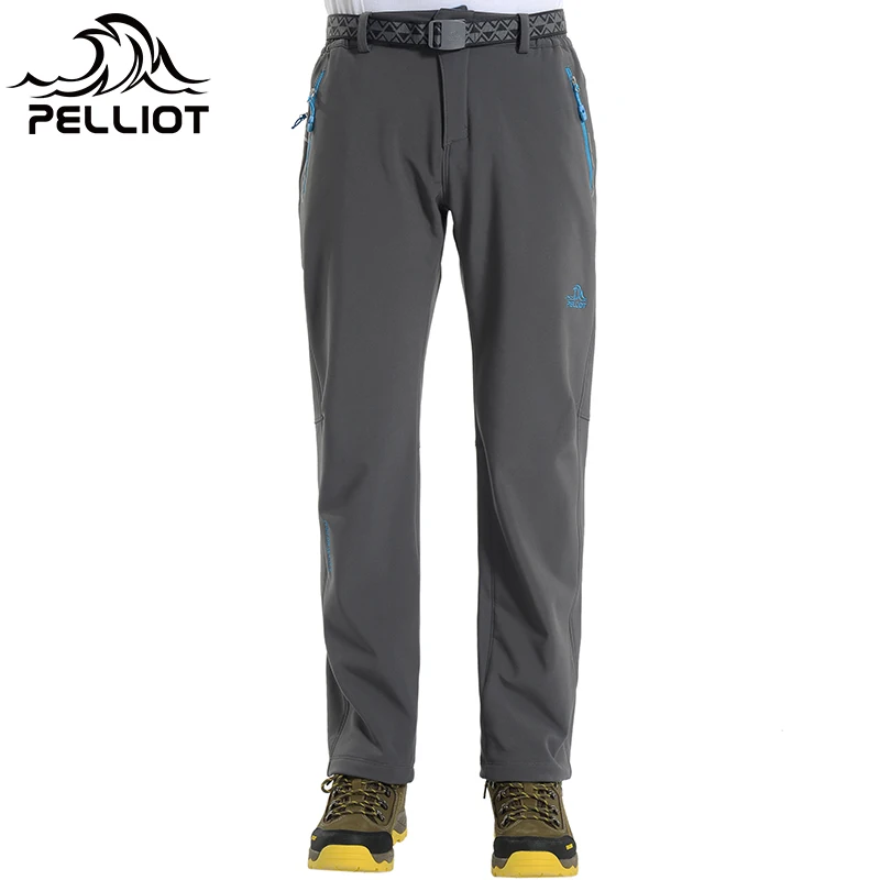 

2018 PELLIOT Waterproof Hiking or Camping pant for Men And WOMEN Outdoor Waterproof Windproof Pant Male Breathable Soft Shell