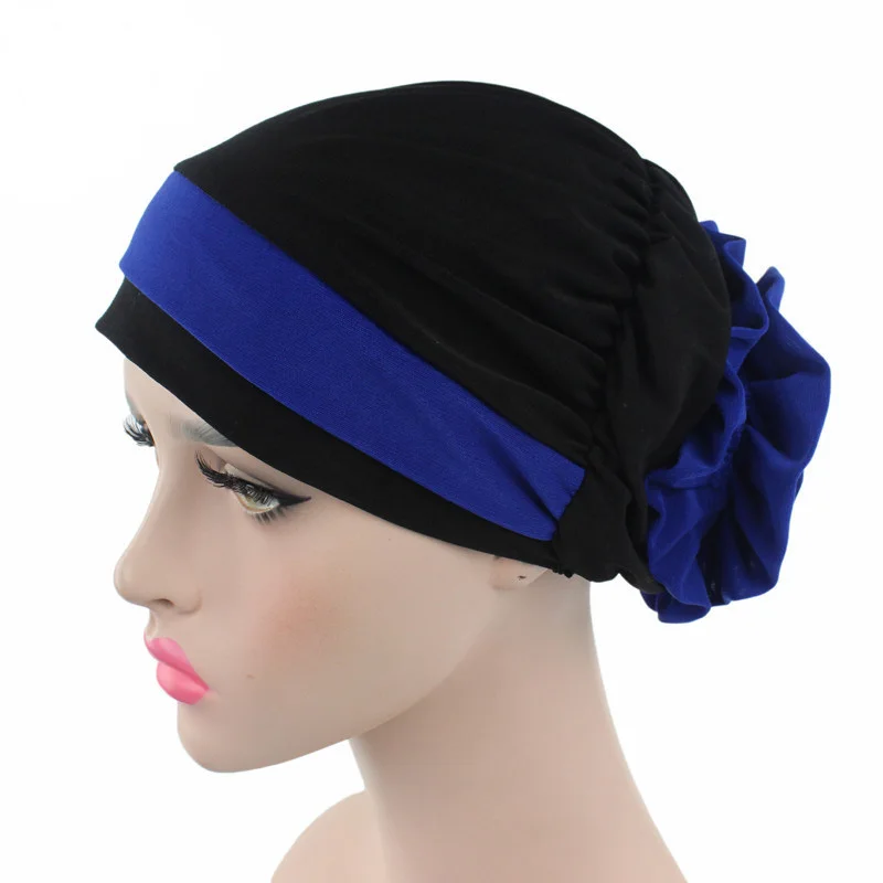 YGYEEG женская мусульманская шапка 12 цветов цветок головной убор шарф модная мягкая шапка s леди лето весна бини эластичная ткань полотенце