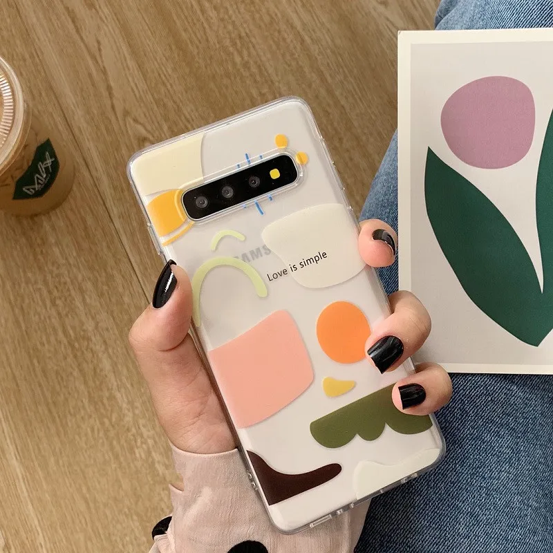 DCHZIUAN простой чехол для телефона Samsung Galaxy S9 S8 S10 Plus S10E Note 9 8 геометрический