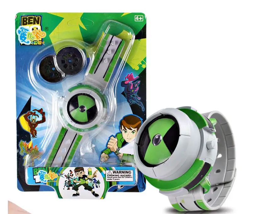 BEN 10 Часы Omnitrix игрушки для детей прожектор часы настоящий Ben 10 проектор средняя поддержка детские рождественские игрушки