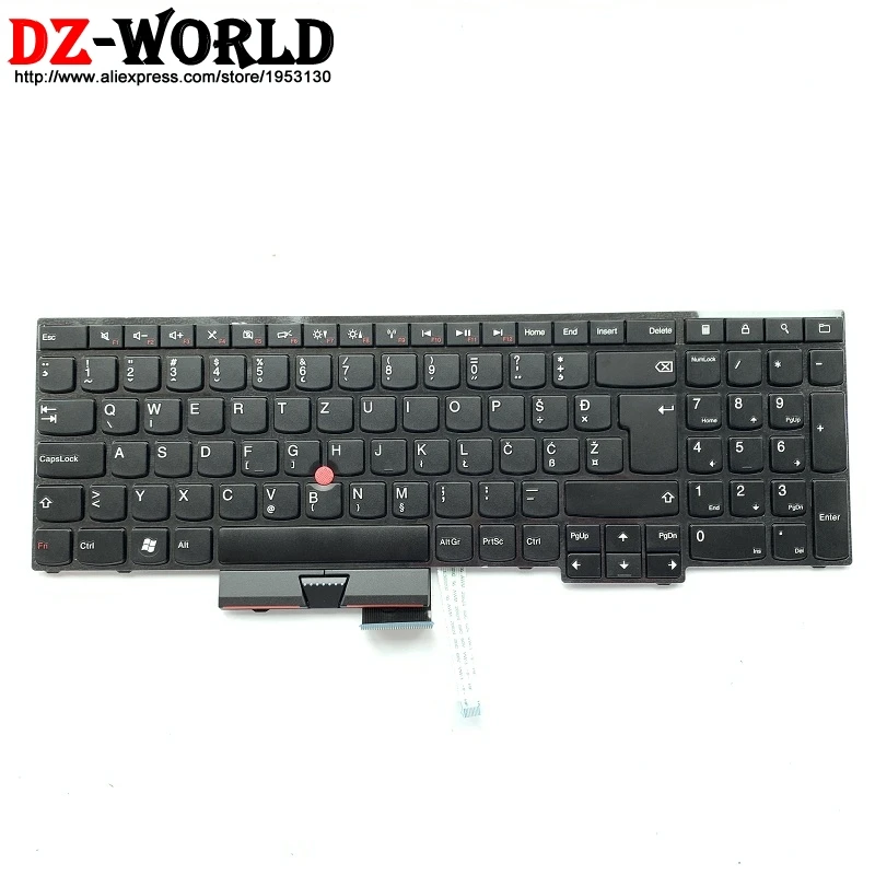 Новая Оригинальная клавиатура SI Словения для Lenovo Thinkpad E530 E530C E535 E545 словенская 04W2468