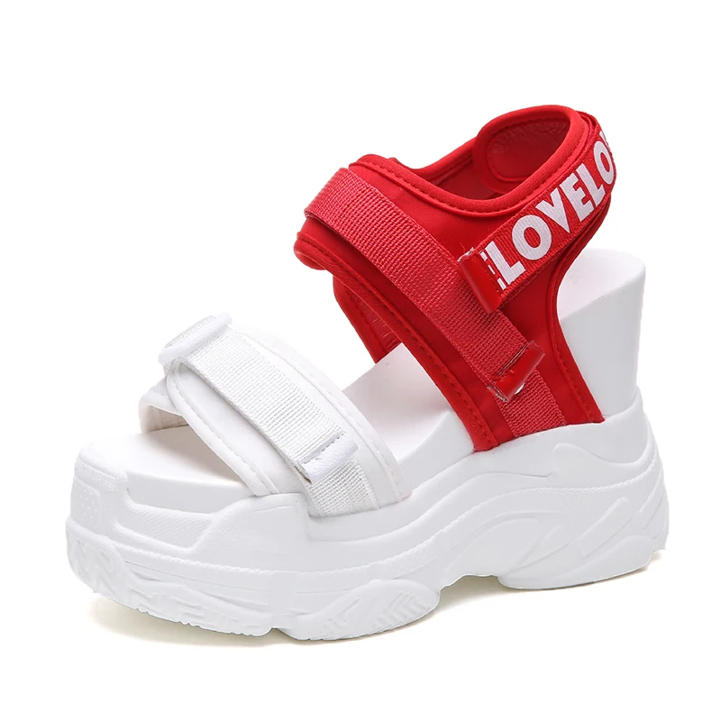 

Women's Chunky Sandals 2019 Summer Roman High Heels Girl Sandal Platform Shoes Casual Beach Sandals Shoes Woman Summer Sandal